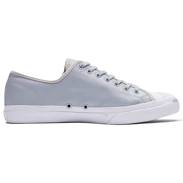 Order Converse Jack Purcell Zapatos de Cuero Grises 161636C