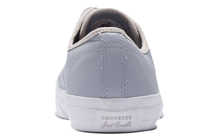 Shop Converse Jack Purcell Zapatos de Cuero Grises 161636C