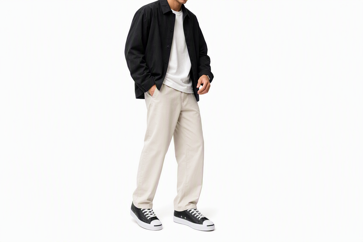 Order 匡威 Jack Purcell 低帮 '黑色' 164224C