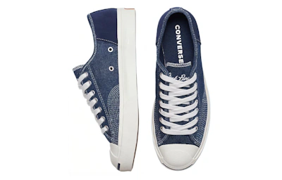 Converse Jack Purcell Low 'Navy Washed Denim'