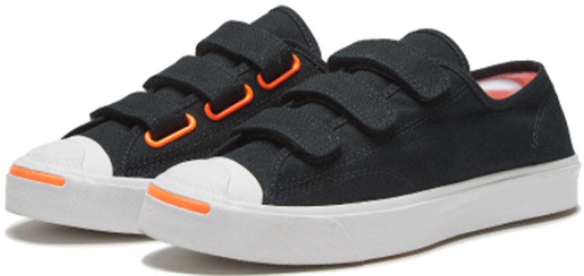 Converse Jack Purcell Low Easy-On 'Black Total Orange' 168136C Lookbook Converse Jack Purcell Low Easy-On 'Black Total Orange' 168136C