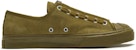 Converse Jack Purcell Zip 'Olive' Lelaki dan Wanita Kasual Hijau. 168702C