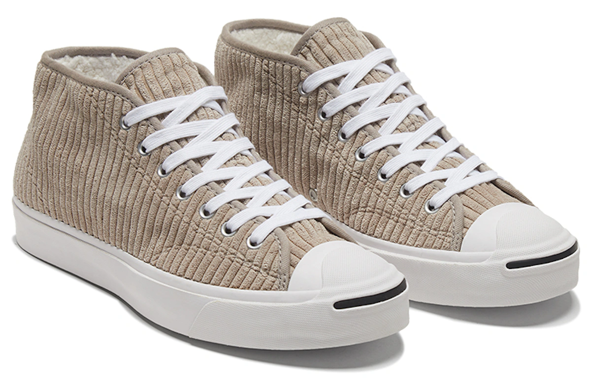 Converse Jack Purcell Mid 'Khaki Corduroy'