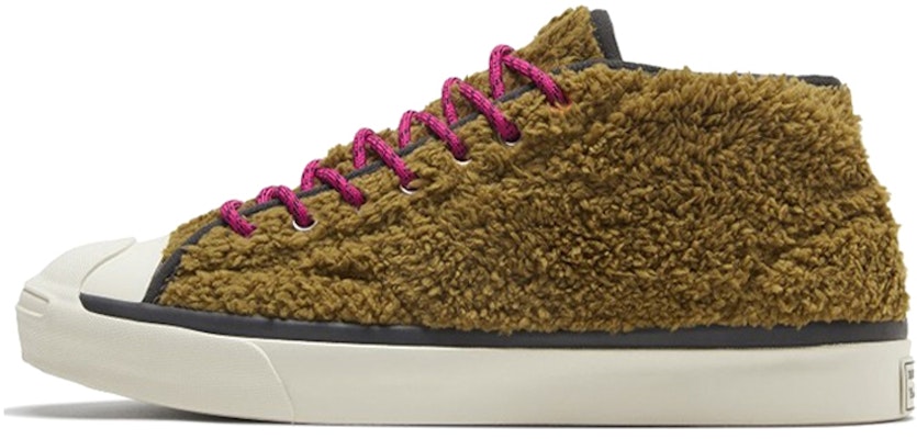Converse Jack Purcell Mid 'Retro Sherpa - Dark Moss' 169789C Buy Converse Jack Purcell Mid 'Retro Sherpa - Dark Moss' 169789C