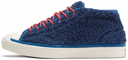 Converse Jack Purcell Mid 'Retro Sherpa - Navy Lemon' 169790C Converse Jack Purcell Mid 'Retro Sherpa - Navy Lemon' 169790C