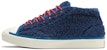 Converse Jack Purcell Mid 'Retro Sherpa - Navy Lemon' Lelaki Wanita Kasual. 169790C