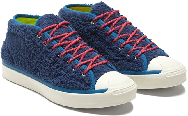 Converse Jack Purcell Mid 'Retro Sherpa - Navy Lemon' 169790C Lookbook Converse Jack Purcell Mid 'Retro Sherpa - Navy Lemon' 169790C