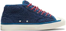 Lookbook Converse Jack Purcell Mid 'Retro Sherpa - Navy Lemon' Lelaki Wanita Kasual. 169790C