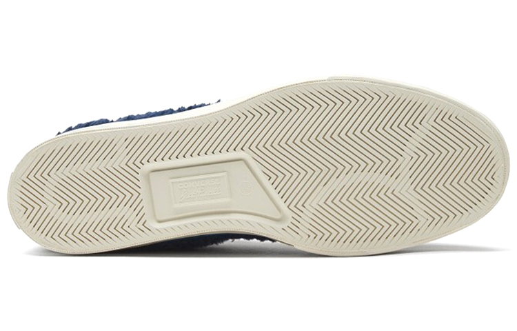 Details for Converse Jack Purcell Mid 'Retro Sherpa - Navy Lemon' Lelaki Wanita Kasual. 169790C