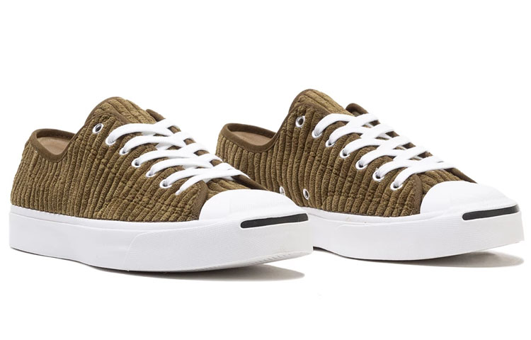 Lookbook コンバース ジャックパーセル OX オリーブグリーン/ホワイト 165138C
