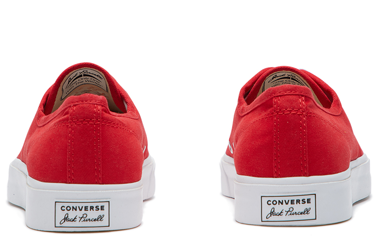 Converse Jack Purcell Retro Low Tops Casual Skateboarding Shoes Red 圖 4