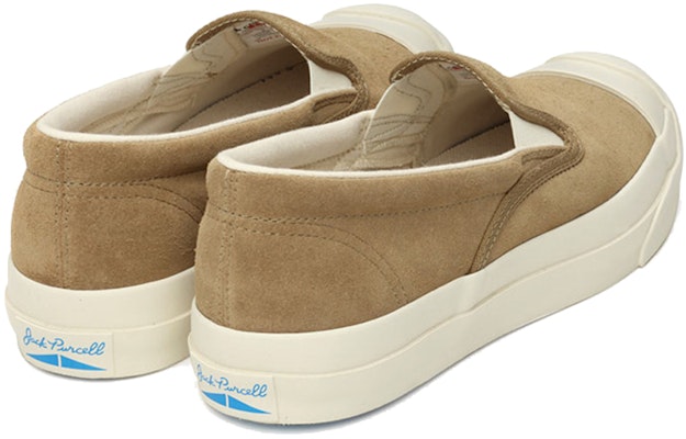 Converse Jack Purcell Ret Suede Slip-On Coklat Muda 'Putih Cerah' 33300540 Shop Converse Jack Purcell Ret Suede Slip-On Coklat Muda 'Putih Cerah' 33300540