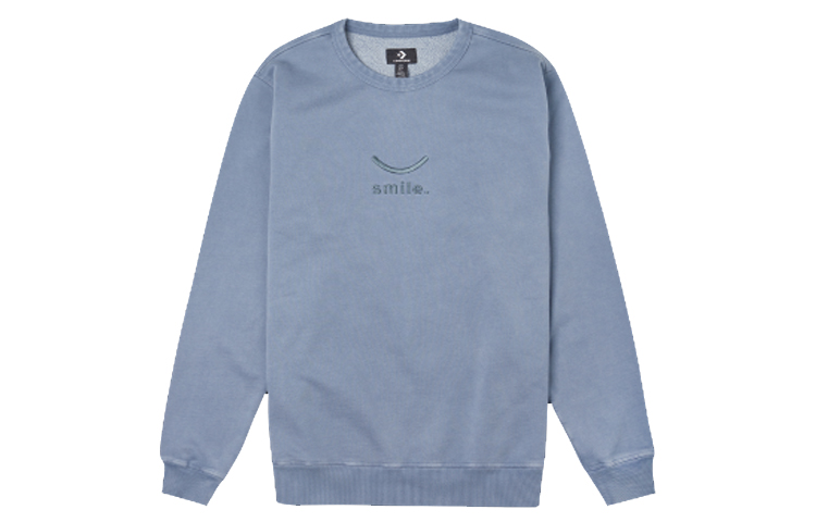 Converse Jack Purcell Smiley Face Casual Sweatshirt Blue - 10021572-A02