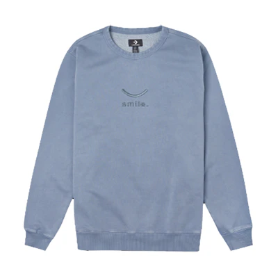 Converse Jack Purcell Smiley Face Casual Sweatshirt Blue - 10021572-A02
