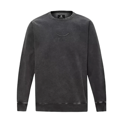 Converse Jack Purcell Sweatshirt Casual Crewneck - BlackINK 10021572-A01