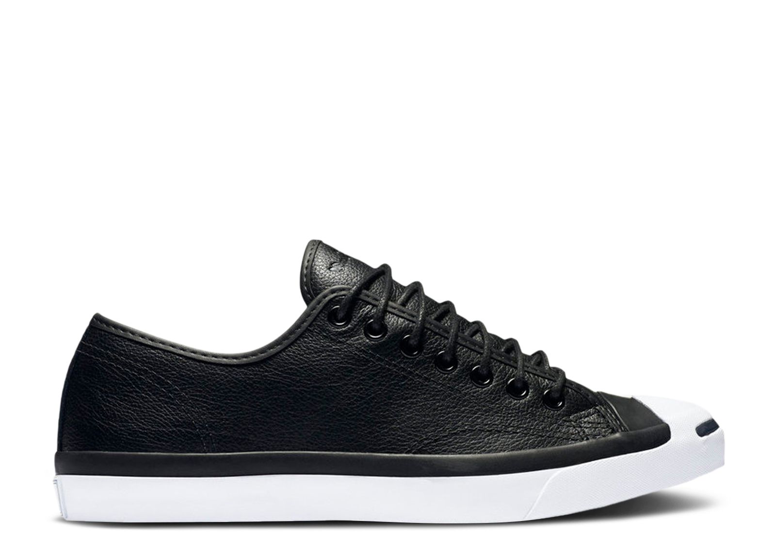 Buy Converse Jack Purcell Tumbled Leather Low 'Black' 147574C