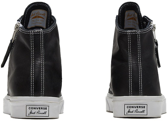 Converse Jack Purcell Ritsleting 'Hitam Putih' 167327C Shop Converse Jack Purcell Ritsleting 'Hitam Putih' 167327C
