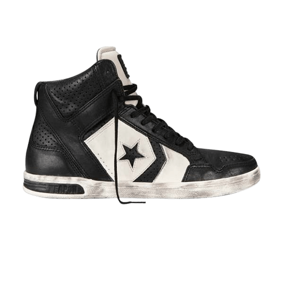 Converse John Varvatos Weapon Mid 'Distressed Black White' 142965