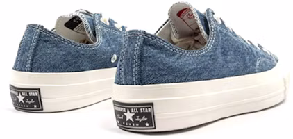 Shop Converse x JW Anderson 亮片 1970s Ox 藍色 丹寧 牛仔 戶外潮流 帆布鞋