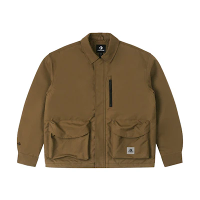 Converse Khaki Workwear Multi-Pocket Long-Sleeve Jacket 10025264-A02