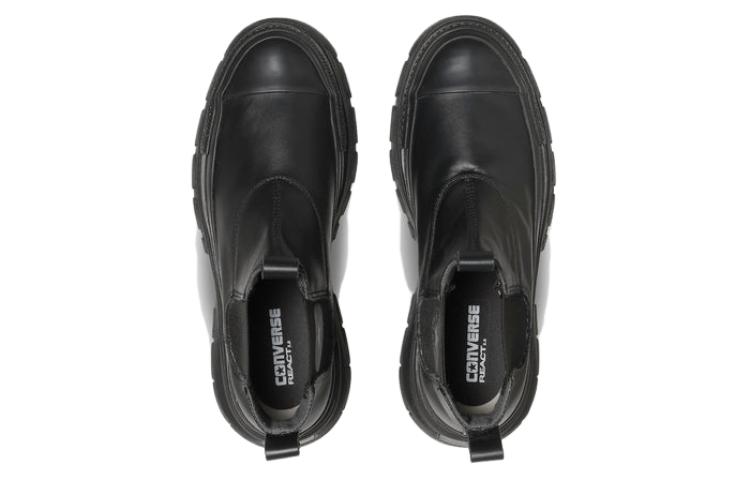 Shop 컨버스 레더 올스타 트렉웨이브 사이드고어 하이 "블랙" 31310830