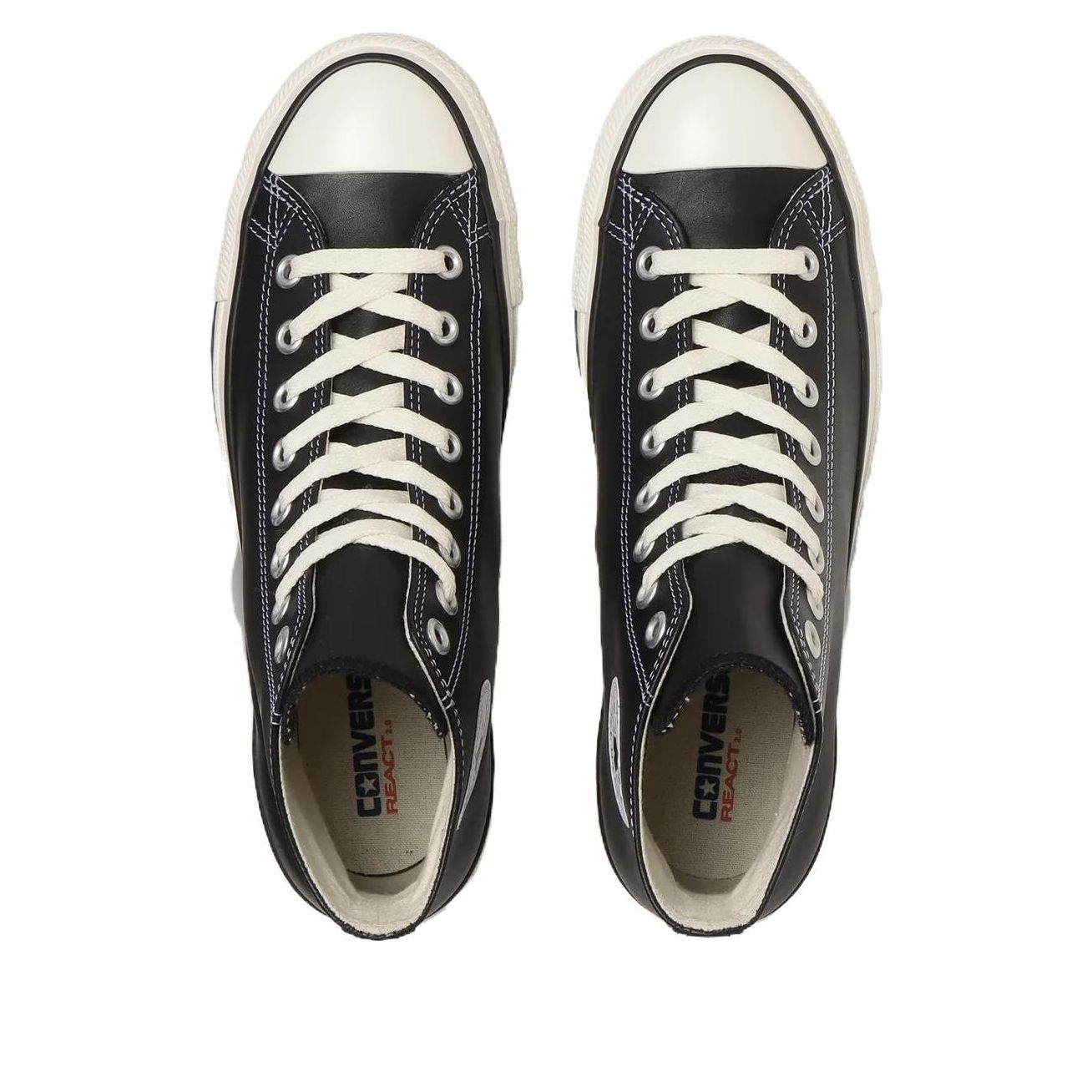 Converse Leather All Star HI 'Black White' 圖 4