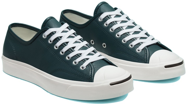 Converse Seasonal Color Leather Jack Purcell 'Green White' 166726C Shop Converse Seasonal Color Leather Jack Purcell 'Green White' 166726C