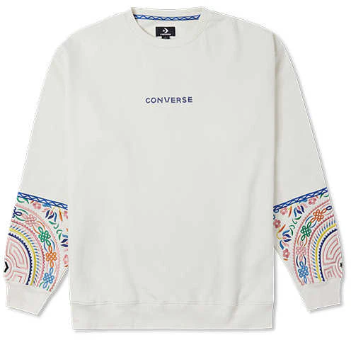 converse-letter-embroidery-print-retro-long-sleeve-sweatshirt-white-10025058-a01
