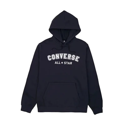 Converse Letter Print Hoodie Unisex Black 1025411-A01