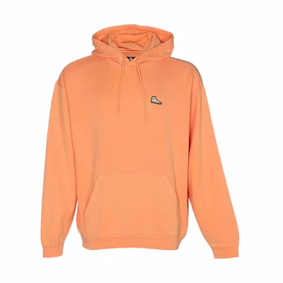 Converse Letter Print Knit Hoodie Unisex Orange Long Sleeve Sweatshirt 10025537-A05