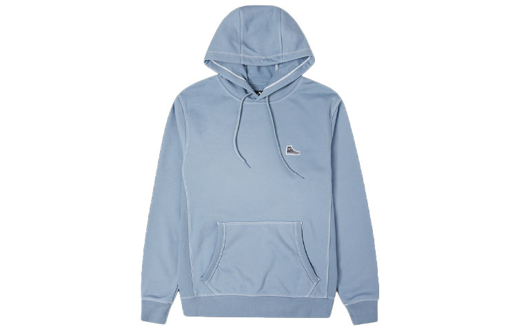 Converse Letter Print Pullover Hoodie Retro Blue Unisex Casual Style 10022198-A12