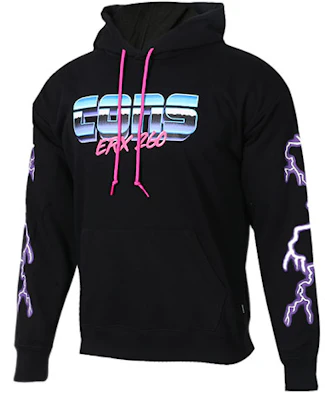 Converse 閃電標誌復古黑色連帽冬季衛衣 10017495-A01 Buy Converse 閃電標誌復古黑色連帽冬季衛衣 10017495-A01