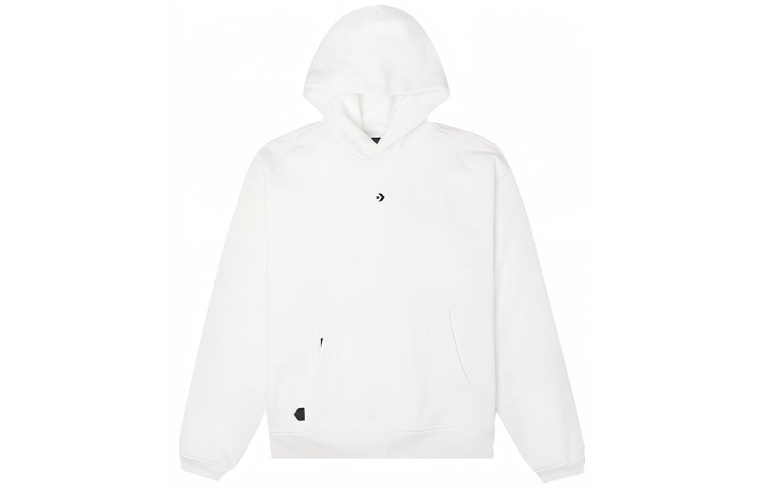 Converse Logo Embroidered Fleece Hoodie White (Unisex) 10020972-A01