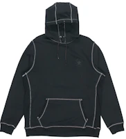 Converse Logo Embroidered Knit Pullover Hoodie Unisex - Black 10020818-A02 Converse Logo Embroidered Knit Pullover Hoodie Unisex - Black 10020818-A02