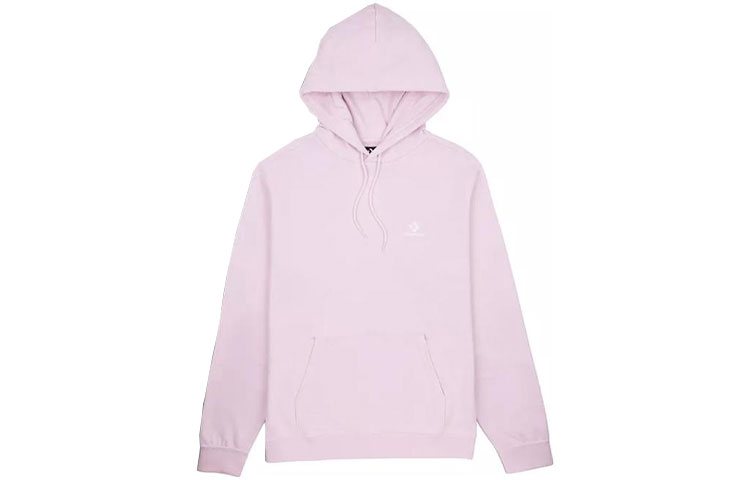 Converse Logo Embroidered Oversized Hoodie Unisex Pink 10023874-A10