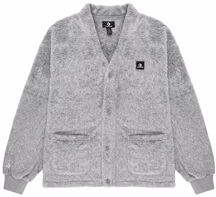 Converse Logo 抓毛針織外套 男款 淺灰色 10024057-A04 Buy Converse Logo 抓毛針織外套 男款 淺灰色 10024057-A04