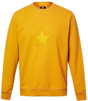 Converse Logo Graphic Crewneck Pullover Sweatshirt Yellow () 10020819-740 Converse Logo Graphic Crewneck Pullover Sweatshirt Yellow () 10020819-740