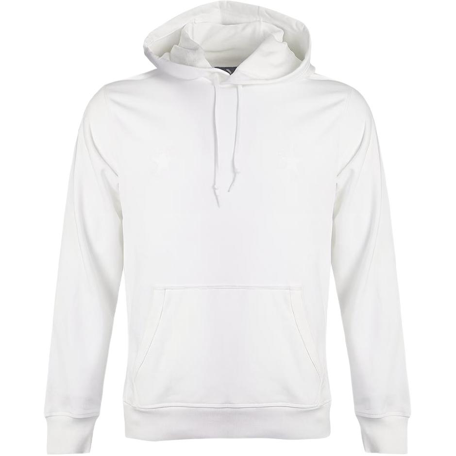 Converse Logo Knit Pullover Hoodie Unisex Couple Style White 10020818-A01