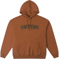 Converse Logo Letter Pullover Hoodie Brown Long Sleeve American Style 10025629-A03 Converse Logo Letter Pullover Hoodie Brown Long Sleeve American Style 10025629-A03