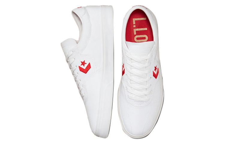 Shop Converse Louie Lopez Pro 帆布鞋 '白紅色' A02416C