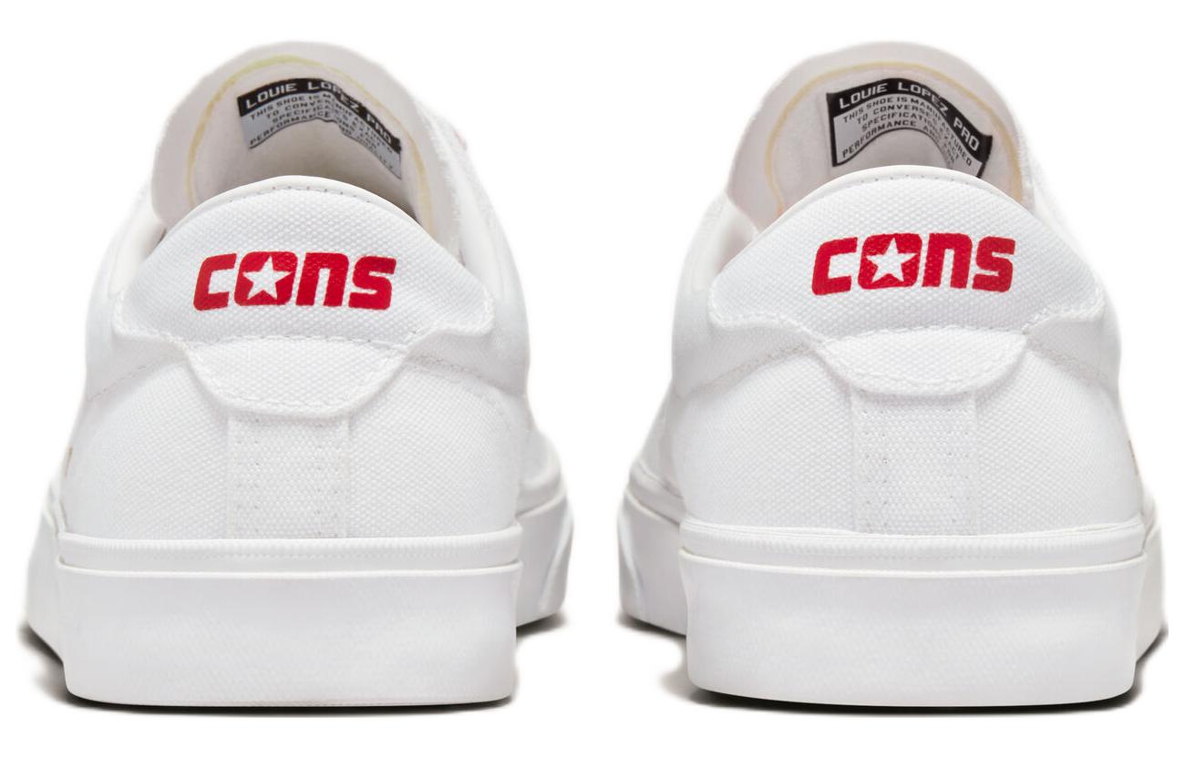 Converse Louie Lopez Pro Canvas 'White Red' 圖 5