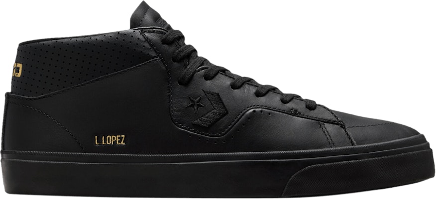 Converse Louie Lopez Pro Mid Mono Leather Triple Black A05089C