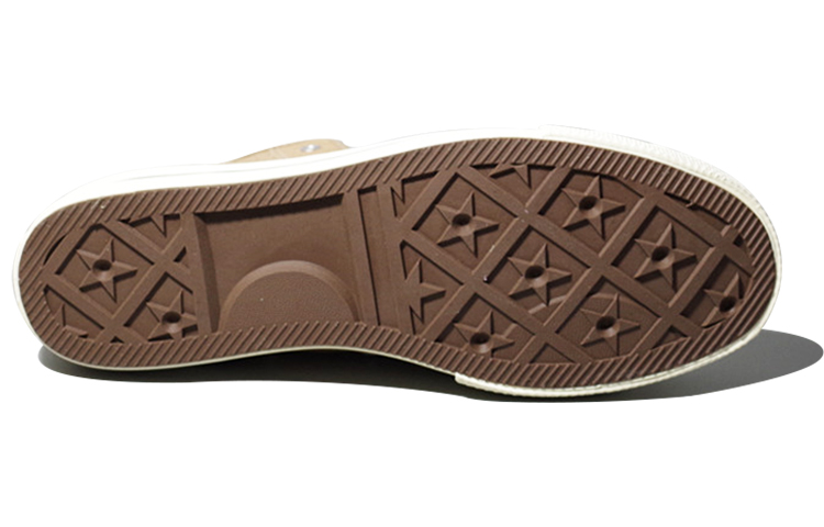 Shop コンバース ラッキースター ハイ "ブラウン" 165040C