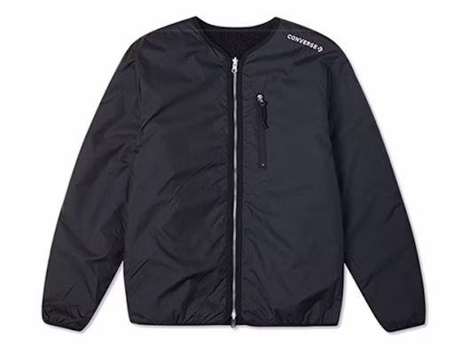 Converse 男款黑色休閒風可翻轉V領長袖外套 10019461A02 Buy Converse 男款黑色休閒風可翻轉V領長袖外套 10019461A02