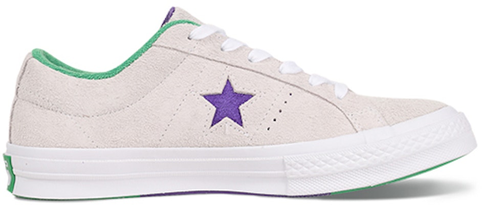 Converse Lelaki One Star Ox Grand Slam Suede 'Putih/Ungu Hijau Padang' 160592C Order Converse Lelaki One Star Ox Grand Slam Suede 'Putih/Ungu Hijau Padang' 160592C