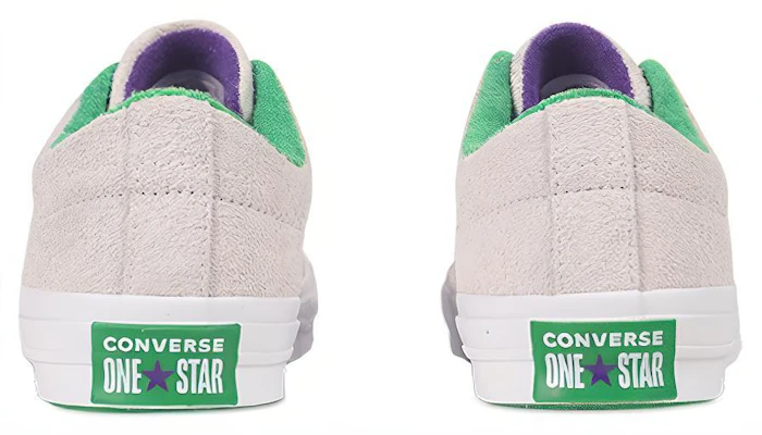 Converse Homme One Star Ox Grand Slam Suede ''Blanc/Violet/Vert'' 160592C Shop Converse Homme One Star Ox Grand Slam Suede ''Blanc/Violet/Vert'' 160592C