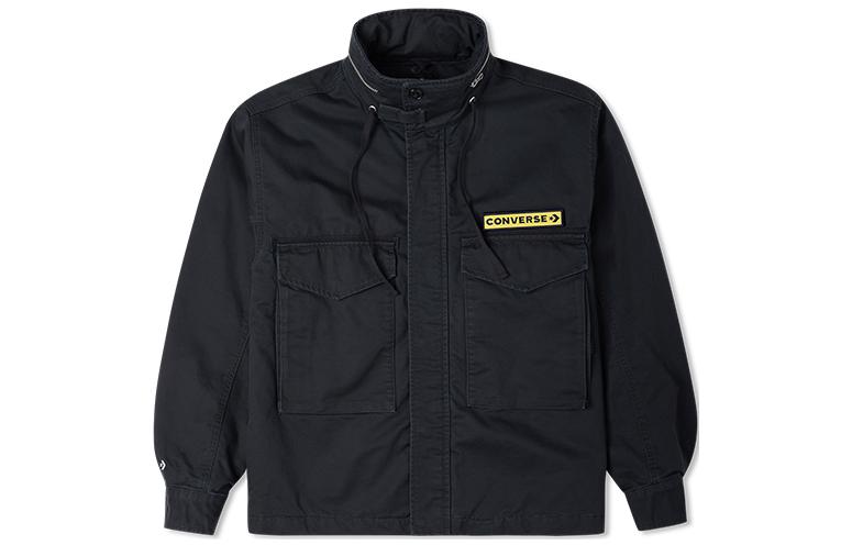 Converse Military Pack Outdoor Retro Utility Jacket Black 10024189-A03