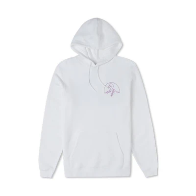 Converse Mountain Print Back Graphic Pullover Hoodie - White 10025050-A02