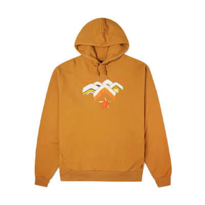 Converse Mountain Star Arrow Graphic Fleece Hoodie Brown () 10023523-A03