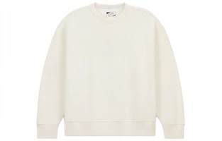 Converse Neutral Logo Pullover Sweatshirt Unisex Off-White 10025916-A02 Converse Neutral Logo Pullover Sweatshirt Unisex Off-White 10025916-A02